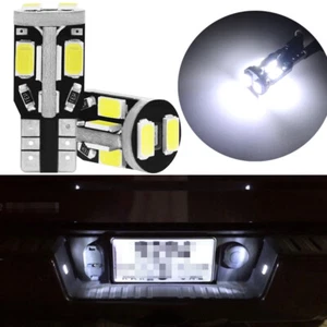 2pcs 6000K White 168 2821 2825 W5W Car LED License Plate Light Bulbs T10 194 175 - Picture 1 of 16