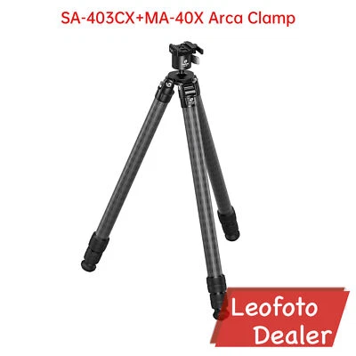 Leofoto SA-403CX+MA-40X Outdoors Tripod with Rapid Lock Ballhead-Arca Clamp - Image 1 of 4