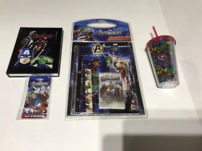 Disney Store Marvel Avengers Hardcover Journal 300pg w silver accent NEW W/Bonus - Image 1 of 4