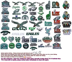 Philadelphia Eagles Patches (Select Options) From Thai 🛫To🛬USA🚚USPS Agent. - Picture 1 of 133