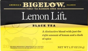Bigelow Lemon Lift Black Tea - 20 tea bags - Picture 1 of 5