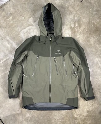 RARE Y2K Oregano Arcteryx Theta Ar Jacke Gore-Tex Pro Shell Large Made In Canada - Image 1 of 4