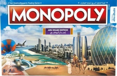 Hasbro Monopoly ABU DHABI Edition Board Game Brand New Family Fun Christmas Gift - Image 1 of 4