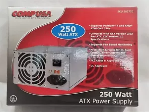 Comp USA Computer 250Watt ATX Power Supply New in Box - Picture 1 of 9