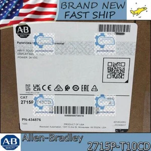 New NEW PLC 2715P-T10CD AB PanelView 5510 Terminal 2715P T10CD US Stock - Picture 1 of 6