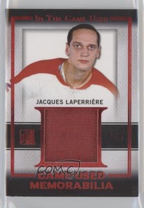 2016 Leaf ITG Used Game-Used Memorabilia Red Spectrum /5 Jacques Laperriere HOF