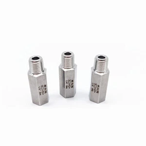 Válvula de retención de acero inoxidable 304 1/8 3/8 1/2 válvula de retención de aceite de agua de 1 vía pieza nueva - Imagen 1 de 4