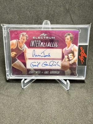 Jerry West Gail Goodrich 2024 Hoja Intermetálica Electrum #2/4 Doble Automático #I-15 Foto 1 de 4