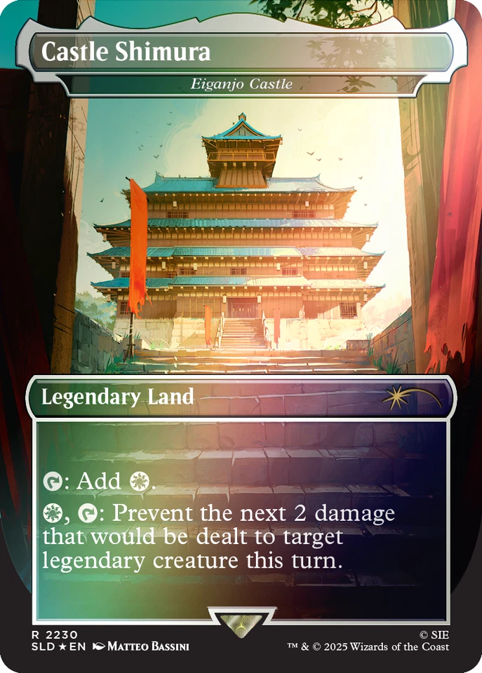 Castle Shimura R Foil #2230| SLD Secret Lair x Ghost of Tsushima | MTG - Image 1 of 1