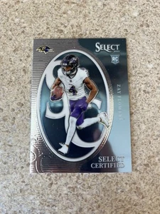 2023 Paninj Select Certified #CRO-ZFL Zay Flowers Baltimore Ravens Rookie Card - Picture 1 of 2