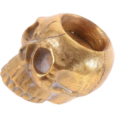  Skull Candlestick Holder Halloween Decoration Tealight Table Decorations - Image 1 of 4