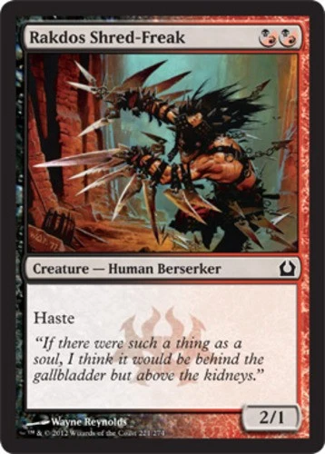 Rakdos Shred-Freak - Return to Ravnica #221/274 MTG Magic The Gathering - Image 1 of 1