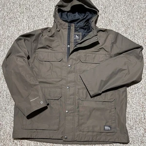 Eddie Bauer Mens Friday Harbor Rain Jacket Size XL WeatherEdge Lined Excellent - Picture 1 of 15