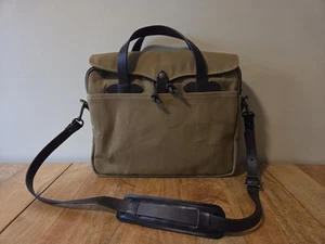 Filson Rugged Twill Original Briefcase | NWOT | Tan | Made in USA | MSRP $495 - Picture 1 of 19