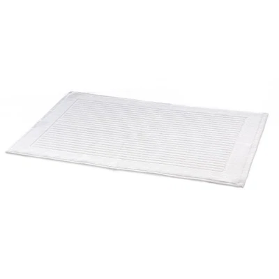 Caleffi tappeto scendidoccia bagno minorca bianco spugna 100% puro cotone 50x70