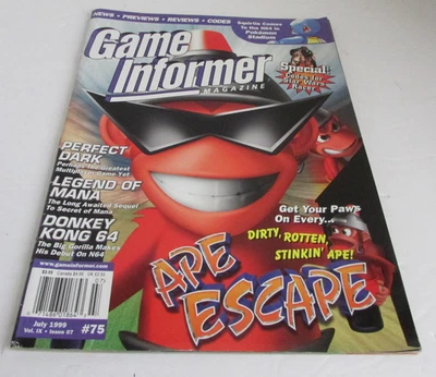 Game Informer July 1999 Vol IX Issue 7 #75 Pokemon Ape Escape Legend of Mana - Image 1 of 2