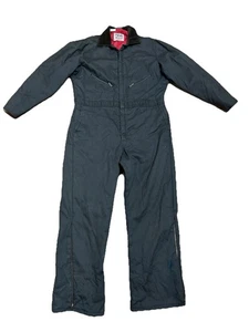 Walls Blizzard-Pruf Men's XL Tall Insulated Coveralls Jumpsuit Green Vintage - Picture 1 of 17