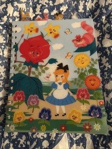Diario espiral de 4 pestañas de Alicia en el País de las Maravillas de Disney - Imagen 1 de 10