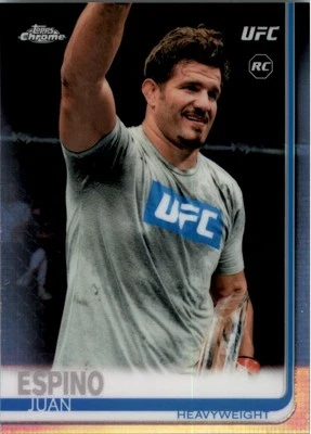 2019 Topps Chrome UFC Refractors #88 Juan Espino - UFC - Image 1 of 2