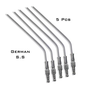 Frazier Tubo Aspirazione Strumento Diagnostico ORL 3,4,6,8,10,12FR 5pz Materiale S.S - Foto 1 di 3