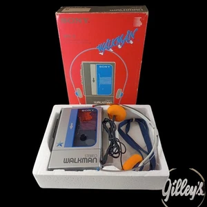 VINTAGE Sony Walkman WM-8 Stranger Things Estéreo Años 80 - NUEVOS Cinturones, ¡Funciona! - Imagen 1 de 22