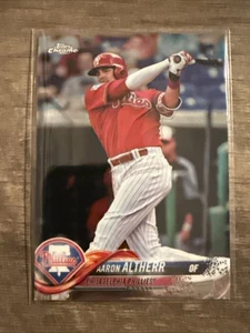 2018 Topps Chrome #170 Aaron Altherr Philadelphia Phillies                   (M) - Picture 1 of 2