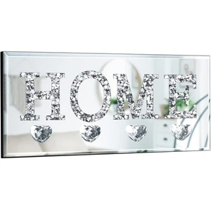 Keys Holder on Wall Crush Diamond Mirrored Home Letter Plaque Sign Wall Mount... - Bild 1 von 7