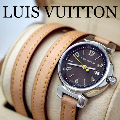 Louis Vuitton Tambour Q1211 Ladies Watch with Box Authentic - Image 1 of 4