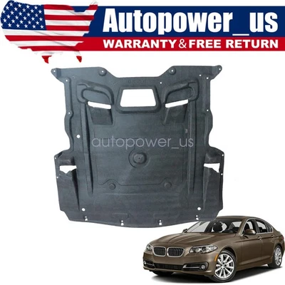 Protector contra salpicaduras motor delantero para BMW 528i 535i 550i 640i 750Li 2011-19 51757185113 Foto 1 de 4