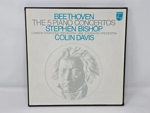 Beethoven Stephen Bishop LSO The 5 Piano Concertos Mint 4 LP Box Set - Picture 1 of 4