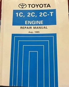 TOYOTA LITEACE,TOWNACE 1C,2C,2C-T,1.8,2.0 DIESEL ENGINE REPAIR MANUAL 1985-2001 - Picture 1 of 5