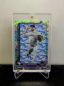 Max Scherzer 2025 Topps Series 2 ⚾️ # 696 BLUE BEACH UMBRELLAS SSP #'d /25 - Bild 1 von 2