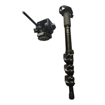 Bogen Manfrotto 3249B 4-Section Monopod 479-4B/JA11 With Fluid Video Head 128RC - Image 1 of 4