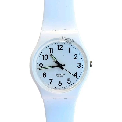 Reloj Swatch JUST WHITE Códigos de Colores GW151 2010 Estándares Nuevo En Estuche Foto 1 de 4