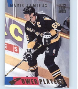1994-95 Stadium Club #60 Mario Lemieux - Picture 1 of 2