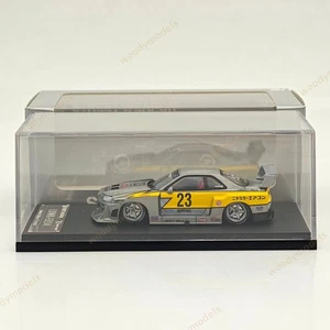 SW 1:64 LBWK ER34 #23 Flash Raw Special Version Diecast Model Car Collection - Picture 1 of 10