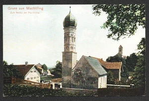 Machtlfing Andechs Oberbayern Ansichtskarte Postkarte AK postcard 1913 - Bild 1 von 2