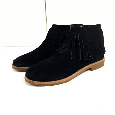 Женские замшевые ботильоны Kate Spade модель Betsie Too с бахромой размер США 9,5 М - Изображение 1 из 4