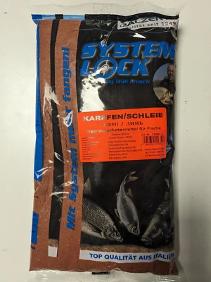 Willi Frosch Balzer System Lock Karpfen Schleie Futter Lockfutter 1kg 3,85€/kg - Bild 1 von 2