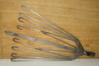 VINTAGE 14 1/8' LONG BY 8 1/2' WIDE HAND MADE METAL FISH EEL FROG SPEAR GIG 