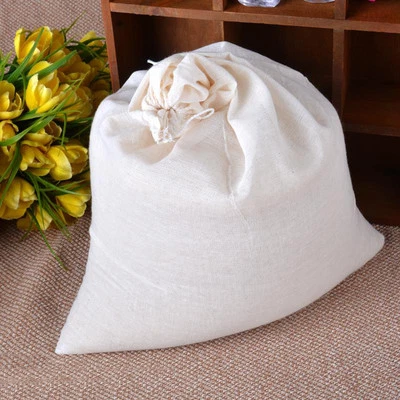 (50) LARGE16x20inch / 40x50cm Cotton Muslin Drawstring Bags Reusable Tea Herbs - Image 1 of 4