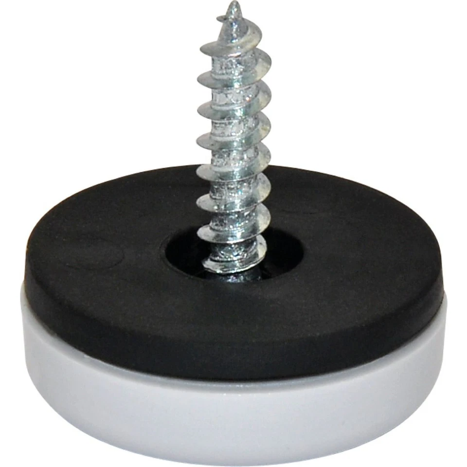 WAGNER Möbelgleiter 4er-Set QuickClick SLIM zum Anschrauben Rund Ø 17/20/25mm - Bild 1 von 4