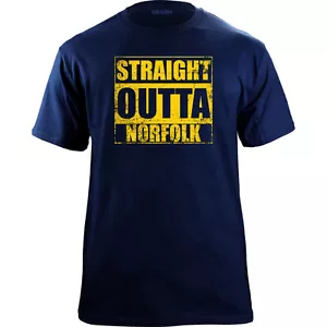 Original Straight Outta Norfolk T-Shirt - Picture 1 of 5