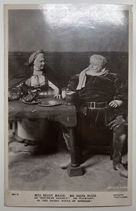 MERRY WIVES of WINDSOR COLLECTION OSCAR ASCHE BESSIE MAJOR VINTAGE POSTCARD  - Foto 1 di 2