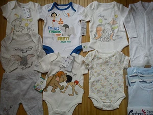 NEW BUNDLE OUTFITS SUMMER WINTER BAMBI MICKEY BABY BOY 0/3/6 MTHS(3)NRF38 - Picture 1 of 8