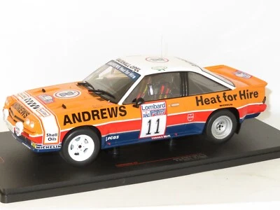1/18 Opel Manta 400 Andrews Heat For Hire Lombard RAC Rally 1985  #11  R.Brookes - Image 1 of 4