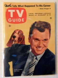 TV GUIDE #175 4. August 1956 Jackie Cooper und Cleo - Bild 1 von 1