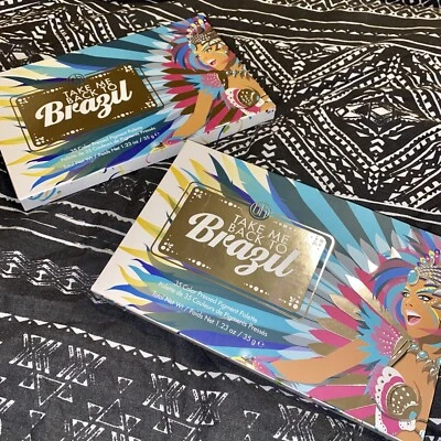 BN & GENUINE BH Cosmetics Take Me Back To Brazil 35 Colour Eyeshadow Palette - Image 1 of 4