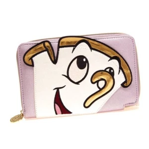 Disney Beauty & The Beast Chip Large Size Wallet Purse Danielle Nicole - Picture 1 of 4
