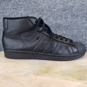 Adidas Originals Pro Model Men's Size 9 Triple Black High Top Shoes S85957